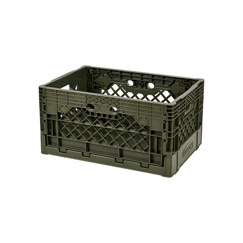 Foldable crate mould