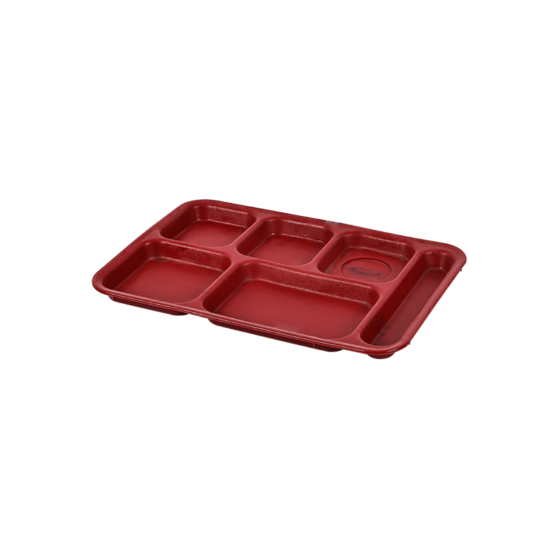Plastic PP RED canteen plate mold